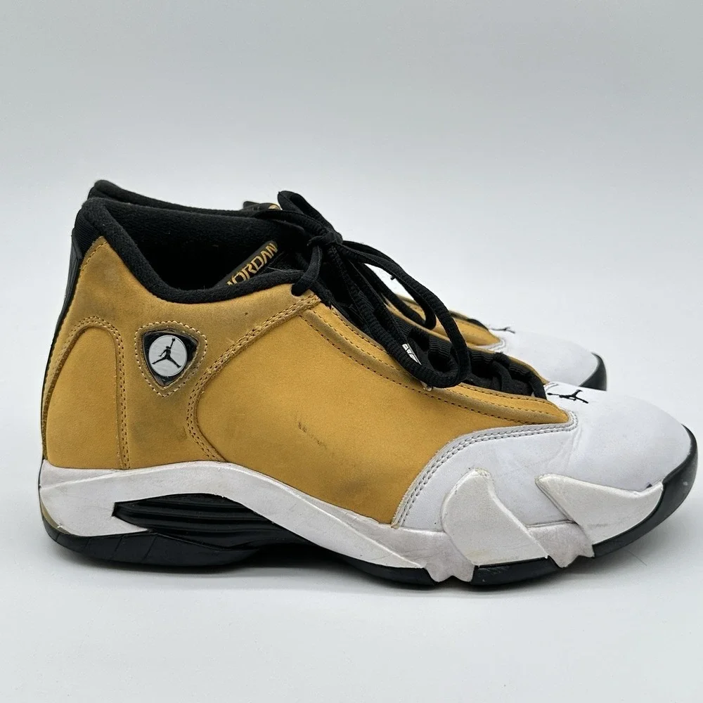 Nike Air Jordan 14 Retro Light Ginger Sneakers Mens Size 7 487471-701 Streetwear
